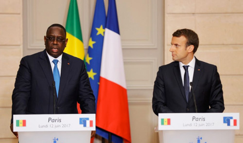 Macky Sall et Emmanuel Macron
